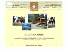 Tablet Screenshot of cabaniaschao.com.ar